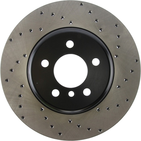 Centric Parts Sport Cross Drilled Brake Rotor, 128.34133L 128.34133L